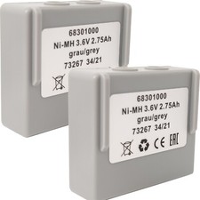 2pcs 68301000 3.6V 2750mAh Rechargeable battery Replacement for 68300900 Battery picture