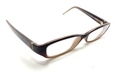 Fendi F838R 200 Brown Slim Rectangle Eyeglasses Frames 53-14 130 Italy Designer picture