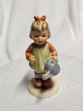 1996 M.J. Hummel Goebel Natures Gift Figurine #729 Girl With Watering Can picture