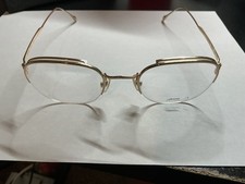 AUTHENTIC SAMA 1987 ADULT EYEGLASSES FRAME 50-21-145 GOLD NEW picture