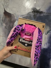 Zuru Fuggler Baddies Lord Long Ears Pink Funny Ugly Monster Plush Toy Brand NEW picture