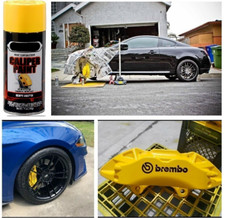 Ceramic Yellow Spray High Temp Coating Engine Caliper Brake Rotor Spring Paint picture