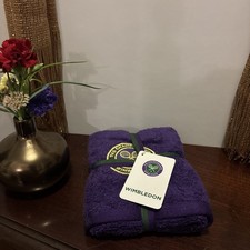 Official Wimbledon Guest Towel Purple New picture