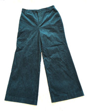 Pilcro Corduroy Pants Sz 31 Wide Leg Cropped Green High Rise Anthro Academia picture