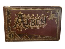 Antique Victorian Autograph Book Album Poem Die Cut Scraps Sketch Ephemera 1880s picture