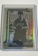 2025-26 Topps Chrome - Yang Hansen #266 Negative Refractor (RC) picture