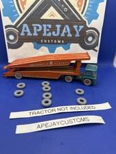 8 grey tires for Matchbox major pack no 8 ,K-8 Yellow King Size Guy Warrior picture