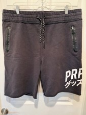 $199 PRPS GOODS CO E76P37SH CUT-OFF SWEATSHORTS GYM BEACH JOCK SIZE XL W39X9.5I picture