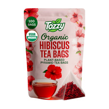 USDA Organic Hibiscus Tea – 100 Pyramid Bags picture