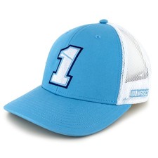 Ross Chastain 2026 Big Number #1 Mesh NASCAR The Game Hat Exclusive Blue/White picture
