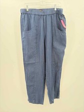 Pre-Owned Quince Navy Size Large Pull On Pants picture