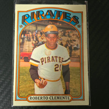 Topps 1972 Roberto Clemente Pittsburgh Pirates MLB Baseball Card #309 picture