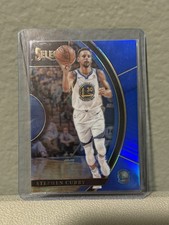 2017-18 SELECT BASKETBALL STEPHEN CURRY BLUE  /299 No. 32 WARRIORS READ picture