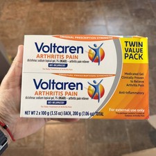Voltaren Arthritis Pain Reliever Anti-Inflammatory Medicated Gel 2 Tubes 100gNEW picture