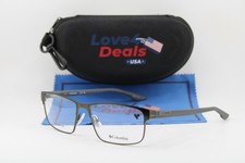NEW COLUMBIA C3003 030 GUNMETAL GREY AUTHENTIC EYEGLASSES 58-16 picture