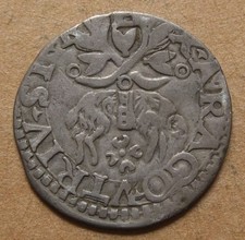 1500s Italy Kingdom of Naples 1 Carlino Circulated Details Silver Coin picture