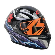 Limited Edition Bilmola X Naruto Sasuke Motorcycle Helmet Size S  USA picture