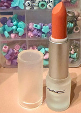 M·A·C Lustre Lipstick Stick Shine - Fleur D'Coral Coral Shade A69 0.1 oz picture