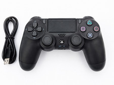 Sony PS4 DualShock 4 Wireless Controller Black CUH-ZCT2U + USB Cable picture