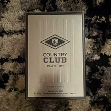 Country Club Platinum Pour Homme Eau de Toilette Spray 3.4 fl oz Regular Size picture