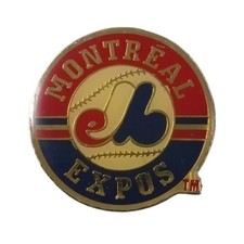 Vintage 1992 MLB Montreal Expos Logo Souvenir Pin picture