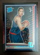 2025-26 Panini Donruss - Yanic Konan-Niederhauser #17 Autographs True Black 1/1 picture