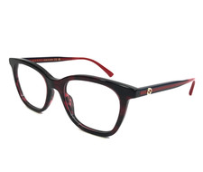 Gucci Eyeglasses Frames GG1864O 003 Black Blue Red Striped Full Rim 50-18-145 picture