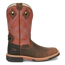 Justin Original Workboots Dalhart 12 Inch Waterproof Soft Toe Work  Mens Brown, picture