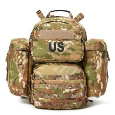 MOLLE Medium Rucksack OCP Camo Full Military Kit w/ Frame Waist Belt Pouches picture