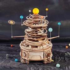 ROKR 3D Wooden Puzzle for Adults DIY Solar System Model Mechanical Orrery Kit picture