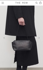 THE ROW Terrasse to Go Leather Shoulder bag in black, NWOT picture