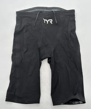 TYR Mens Avictor 2.0 High Waist Swimsuit, Black, Size 34 picture