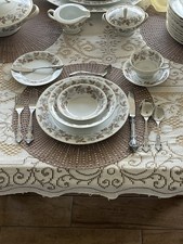 Vintage 90 Piece Noritake “M” China Set Allison 5313 Service for 12 picture