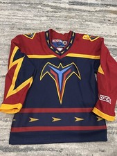 Vintage Atlanta Thrashers CCM Hockey Jersey Youth Size Small / Medium NHL picture
