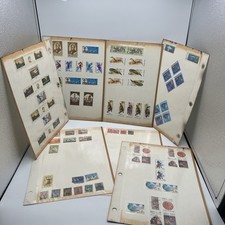 Vintage USSR Soviet Stamp Collection Lot - 1970s/1980s Worldwide Stamps picture