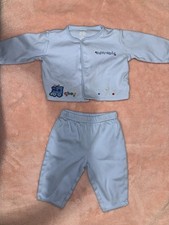 Vintage Baby Clothes / Child of Mine by Carter's / 3-6 Months / Light Blue picture