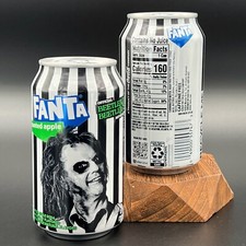 🍏💀 Two - 12oz Limited Edition Fanta Beetlejuice Haunted Apple Cans - FULL picture