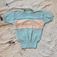 Rare Deadstock 1940s Men’s Knit Sport Shirt S picture