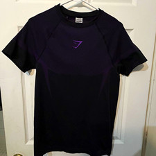Gymshark onyx v5 purple compression shirt picture