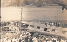 J39/ Interesting RPPC Postcard c1910 Railroad Wreck Disaster Estonia 248 picture