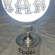 Vintage Coors Banquet Beer Bar Lamp with Globe picture