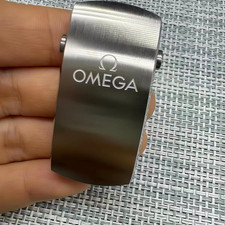 20mm-Genuine-OMEGA Stainless Steel Watch Strap Fastner Clasp Buckle picture