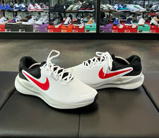 Nike Revolution Running Sneakers White Red Black picture