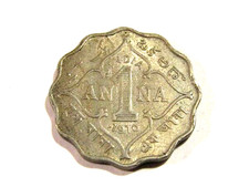 1910-B India-British 1 Anna Coin picture
