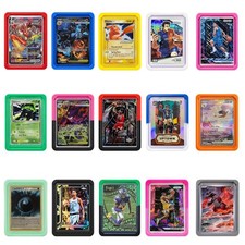 The Bumper Bundle 100% Silicone Toploader Guard Pack of 15 Pokemon Sports Cards picture