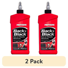 MOTHERS 06112 Back To Black Trim And Plastic Restorer Rubber & Vinyl 12 Oz picture