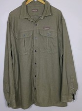 Patagonia Light Farrier's Shirt Men's XXL River Rock Green Hemp Stretch Workwear picture