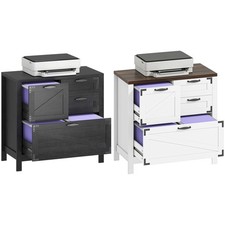 HOMCOM 4 Drawer File Cabinet Filing Cabinet for Letter/A4/Legal Files picture