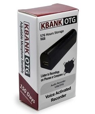 Long Battery Life Voice Activated Recorder Playback on iPhone, Android, Computer picture