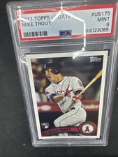 2011 Mike Trout Topps Update RC PSA 9 Angels Baseball picture